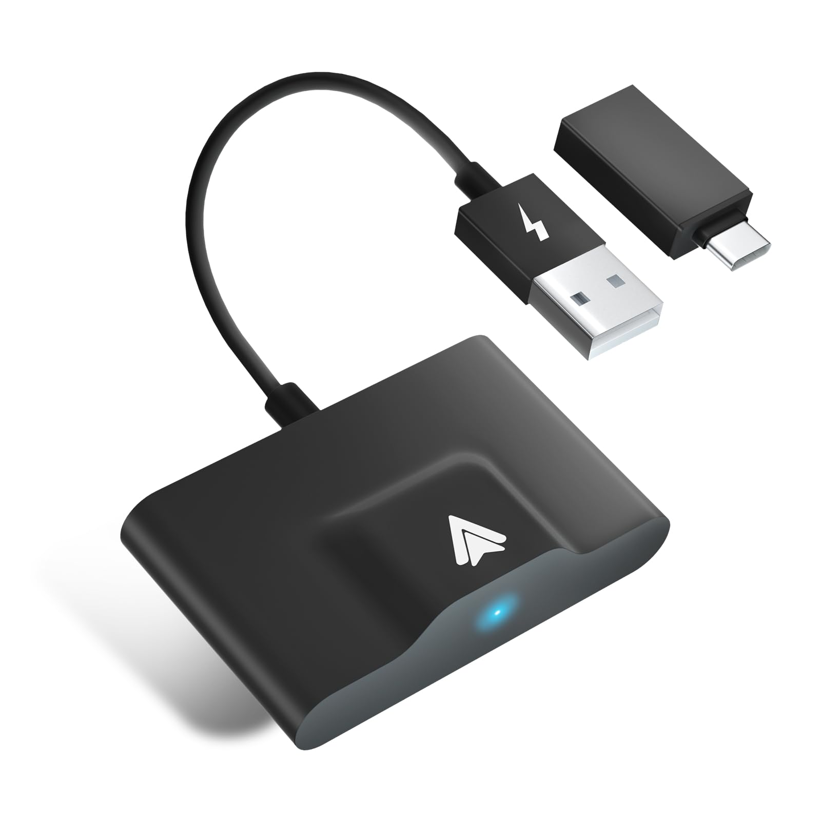2024 Upgraded Wireless CarPlay & Android Auto Adapter - Plug & Play Dongle for Wired to Wireless Conversion | Compatible with All Original Wired CarPlay Vehicles & Android Phones | Perfect for Hands-Free Driving & Seamless Music Streaming