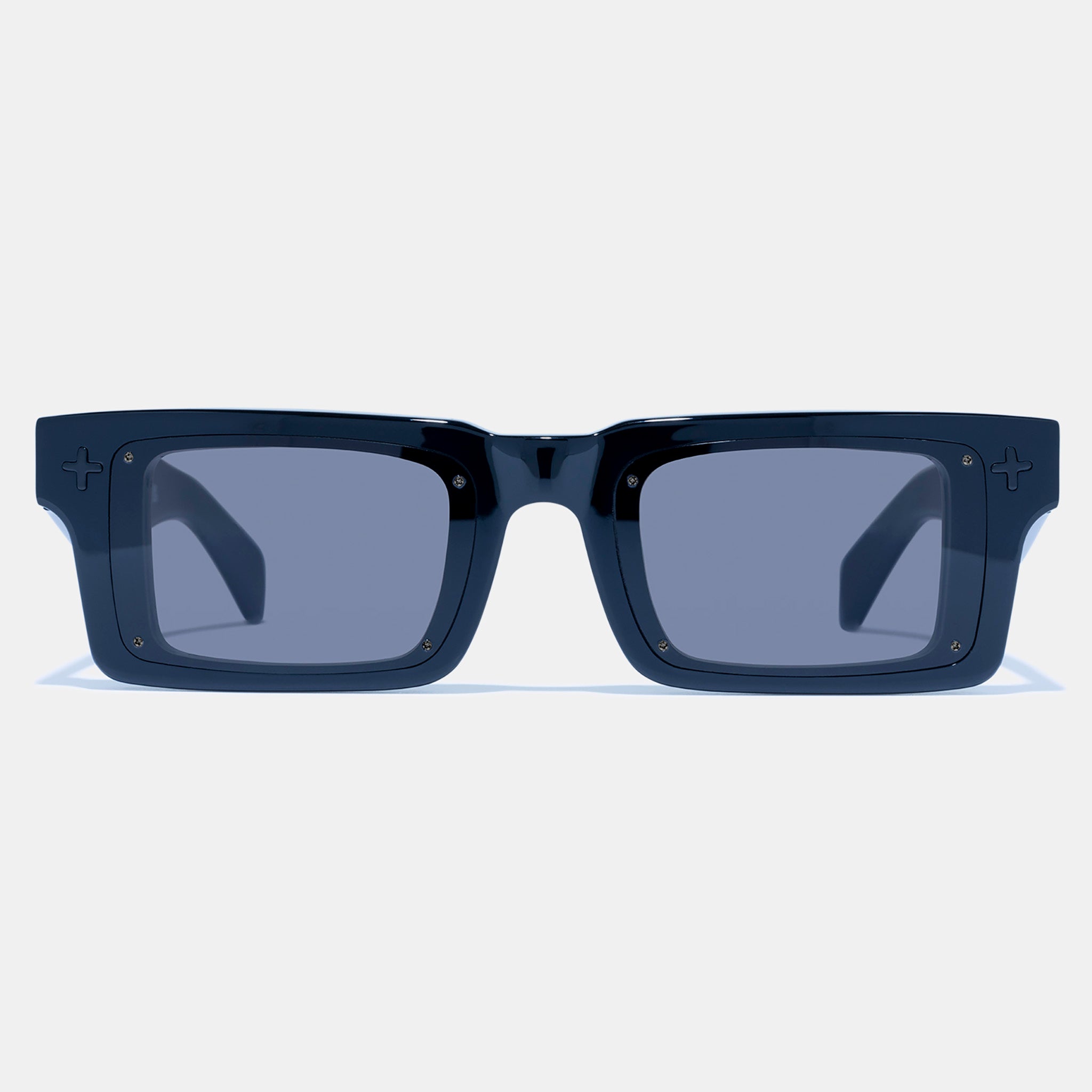 Ksubi Smiths Black Sunglasses for Men & Women - Polarized UV Protection - Stylish Retro Aviator Shades for Driving, Beach & Outdoor Activities