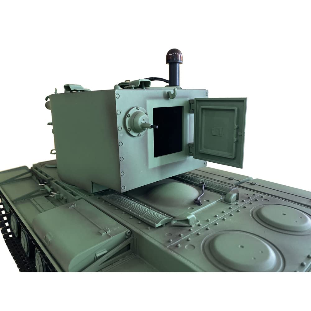 TOUCAN RC HOBBY 1/16 Scale Henglong TK7.0 Soviet KV-2 RC Tank with Barrel Recoil, BB Airsoft, Smoke & Sound Effects - Giant 3949 Model Military Toy for Adults & Kids | Battle Simulation, Collectible Display, Outdoor Play