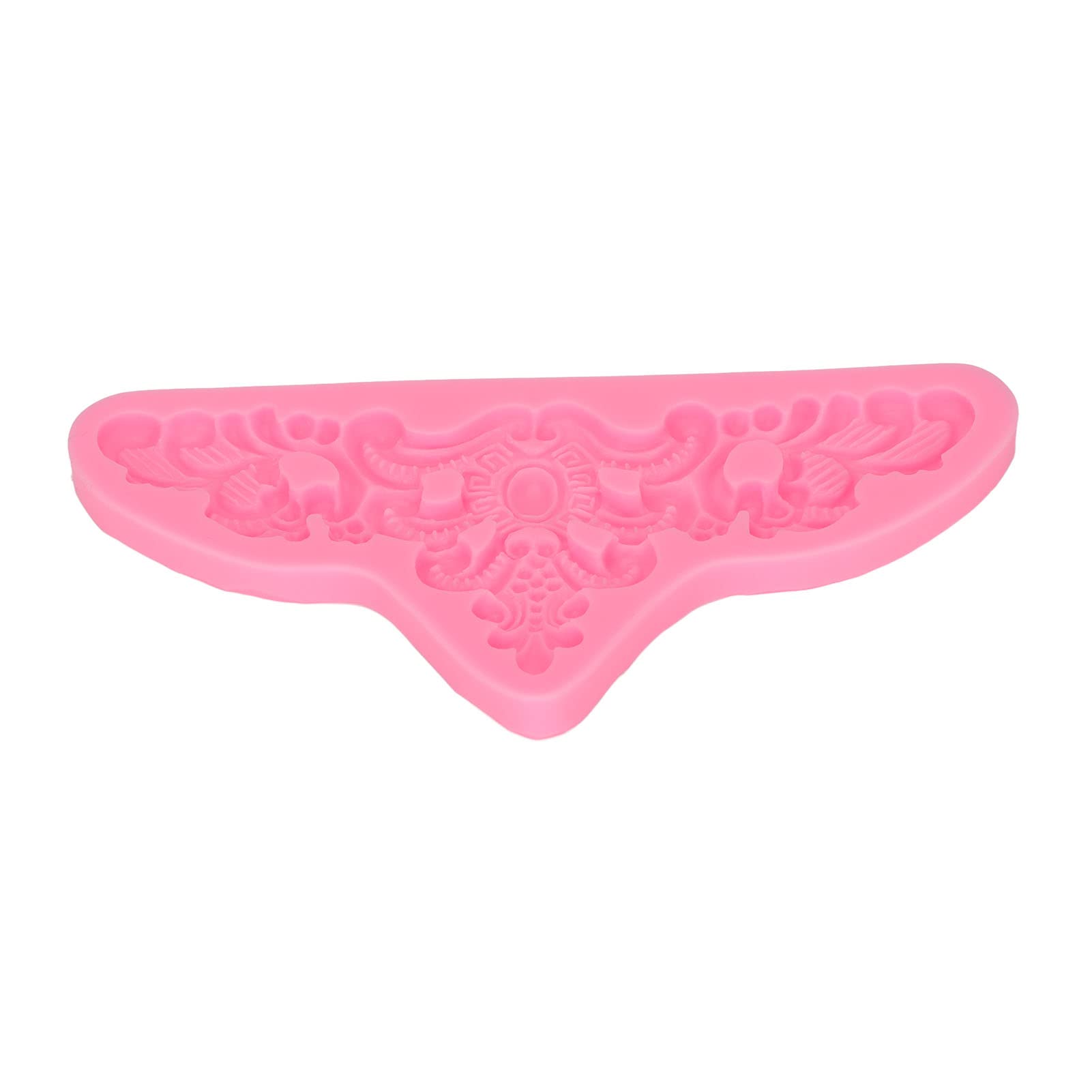 Pasamer Heat Resistant Silicone Fondant Molds - Embossed Designs for DIY Chocolate, Cake Decorating - Odorless, Pink Baking Tools for Home Bakers & Professional Chefs (Perfect for Birthday Cakes, Wedding Desserts & Holiday Treats)