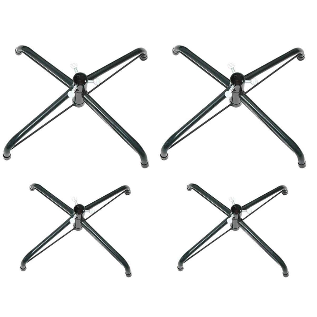 Cabilock 4-Piece Christmas Tree Stand Replacement - Heavy Duty Xmas Tree Holder for Artificial Trees | Perfect for Home, Office & Holiday Decorations