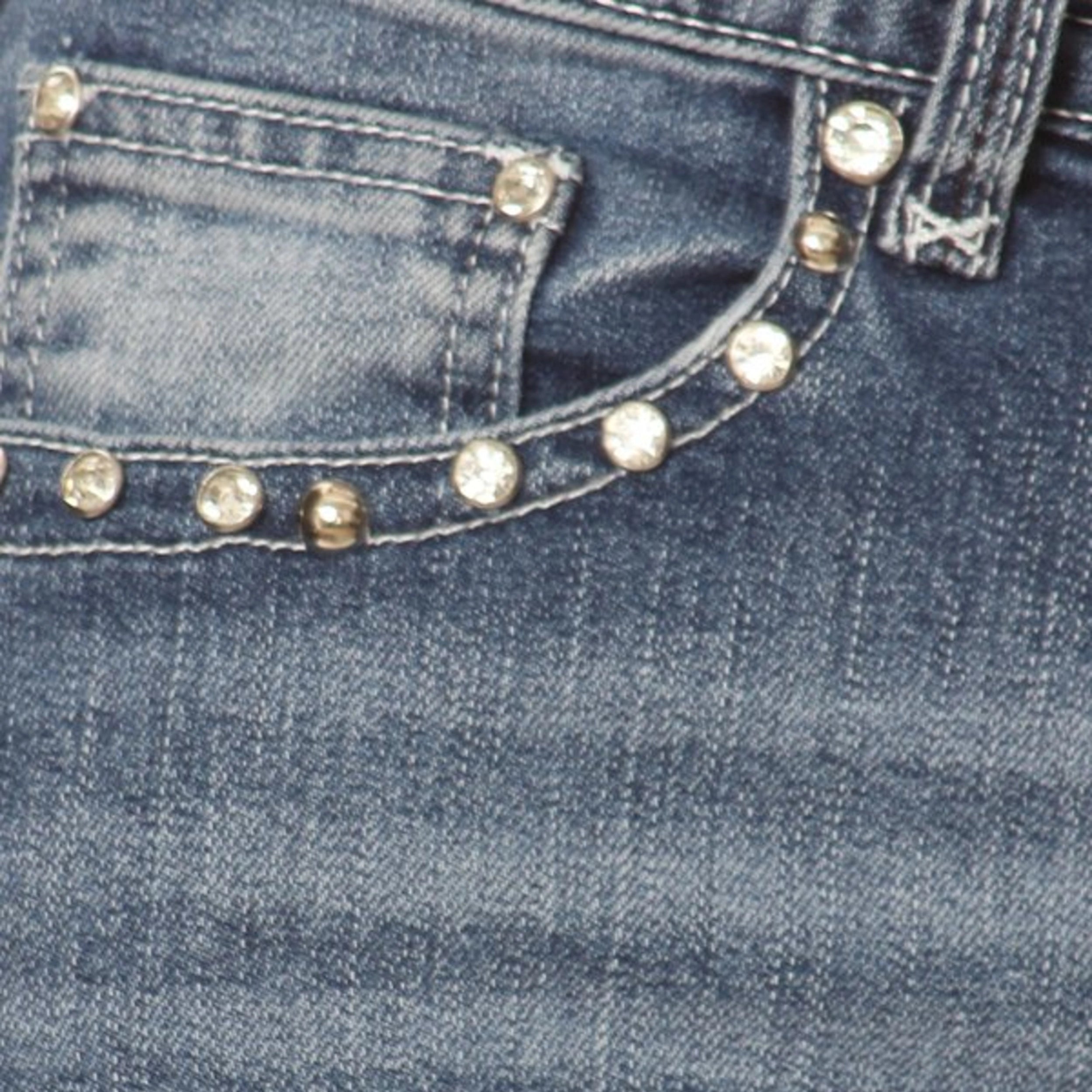 Platinum Plush Women's Rhinestone Skull & Bones Bootcut Jeans - Gothic Fashion Denim Pants for Parties, Concerts & Night Out