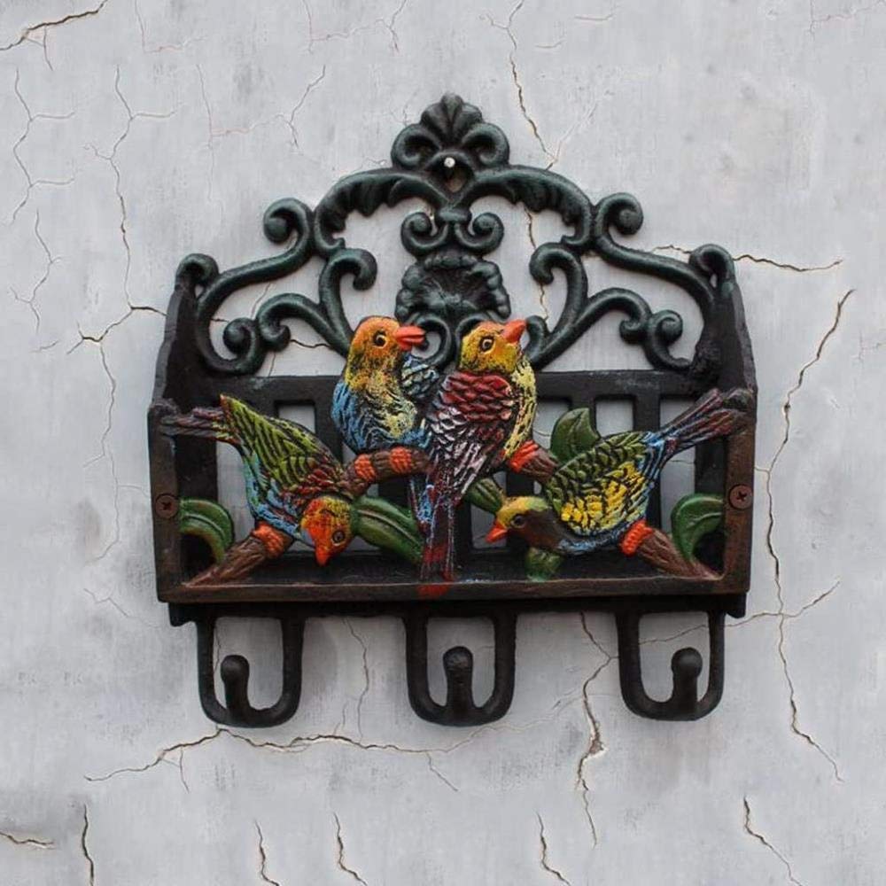 Vintage Iron Mailbox Hook - Rustic Garden Decor for Letters, Magazines & Newspapers - Perfect for Farmhouse, Porch & Yard Decoration