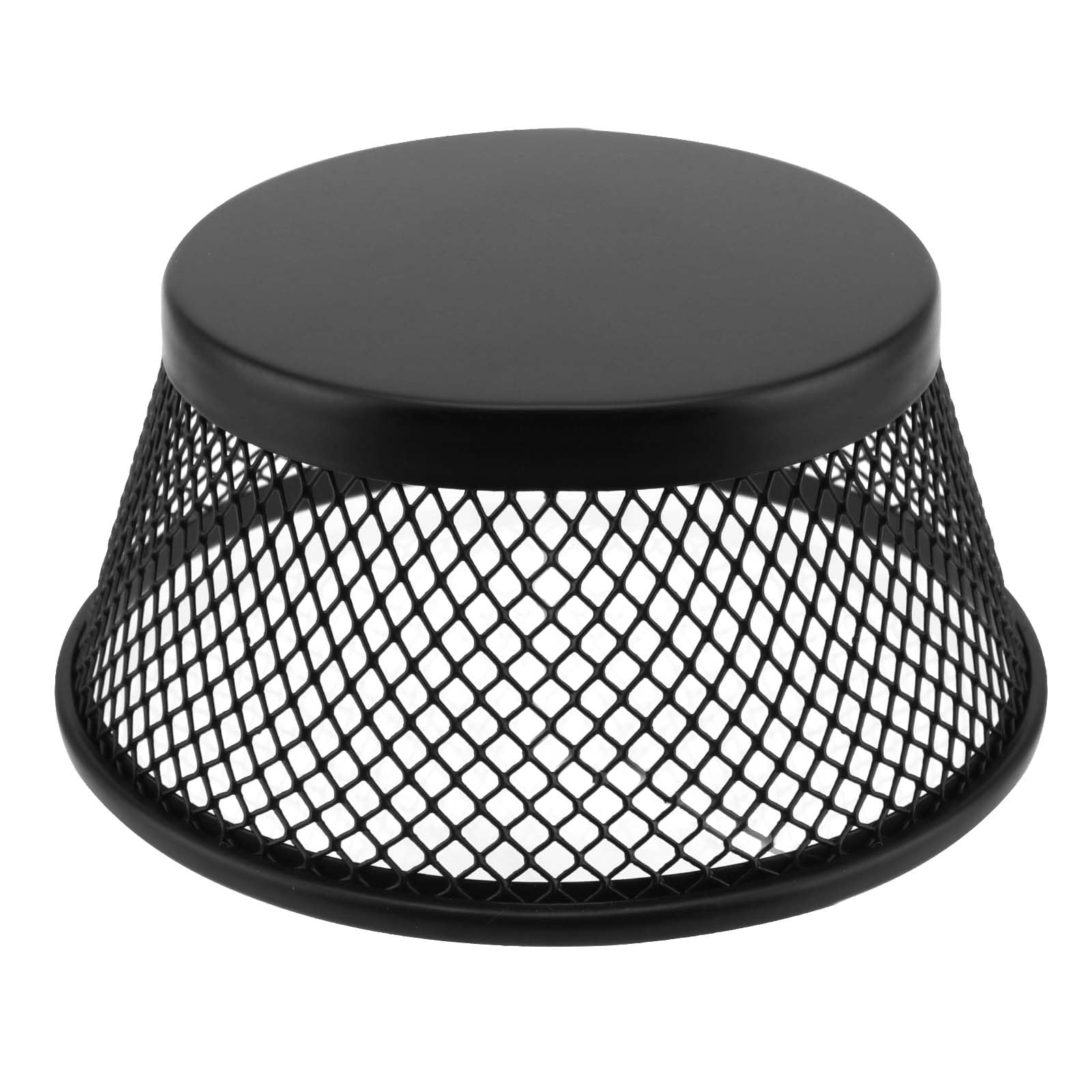 PINGEUI 20 Pack Black Metal Paper Clip Holder - Round Mesh Desk Organizer for Binder Clips & Paperclips - Bulk Office Supplies for Home, Office & School Organization