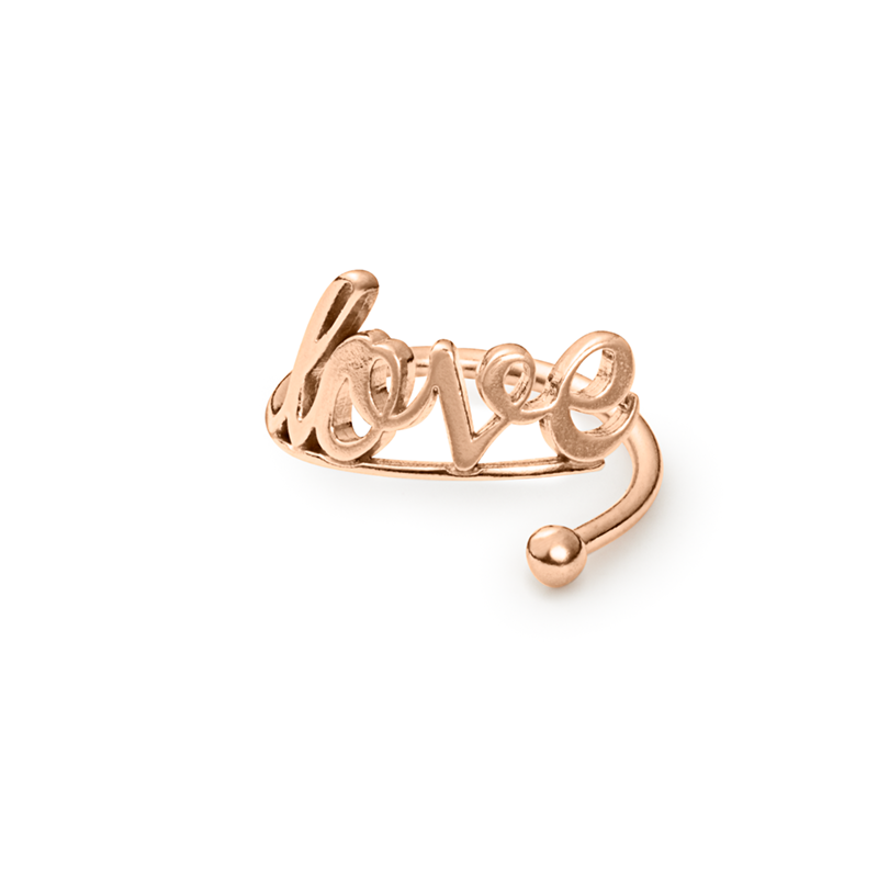 Love Ring Wrap - Elegant Stackable Ring for Women, Perfect for Valentine's Day, Anniversary & Everyday Wear | Dainty Jewelry Gift for Her