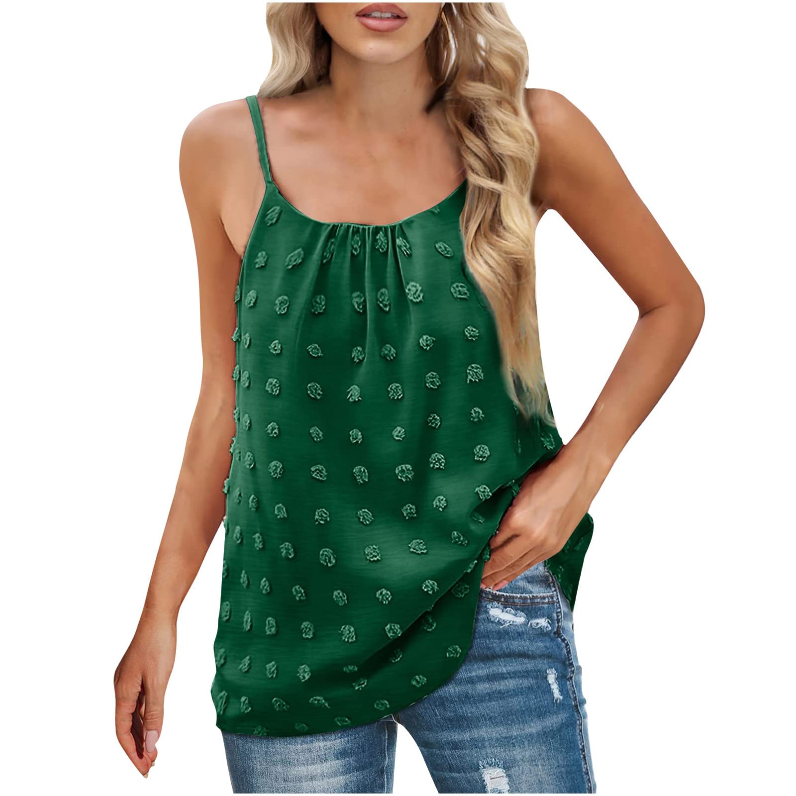 Lace Tank Tops for Women - Summer Fashion Stretchy Strappy Camisole Sleeveless Blouse | Perfect for Casual Outings, Beach Wear & Layering Outfits