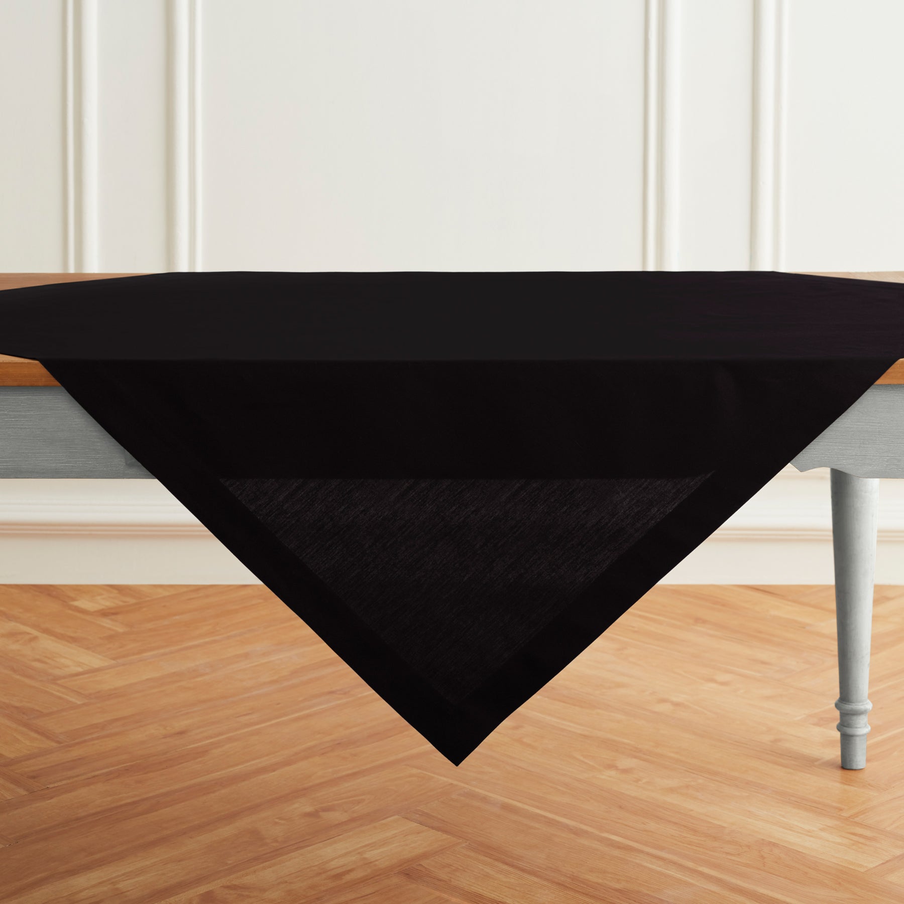 Premium Dru Cotton Linen Table Throw - Soft & Durable Table Cover for Dining Room, Kitchen, or Outdoor Picnic - Elegant Home Decor & Party Tablecloth