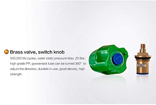 CGOLDENWALL Lab Faucet - Single Nozzle Copper Sink Faucet for Laboratory, Hospital & School Use | High-Quality 1101 Copper Construction with Parallel Switch | Perfect for Science Labs, Medical Facilities & Educational Institutions