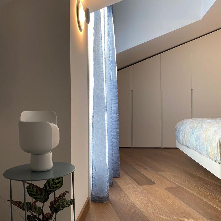 Modern LED Wall Sconce Light - Dimmable Bedroom Lighting Fixture for Living Room, Hallway & Bedside - Energy Saving Home Decor (Brushed Nickel)