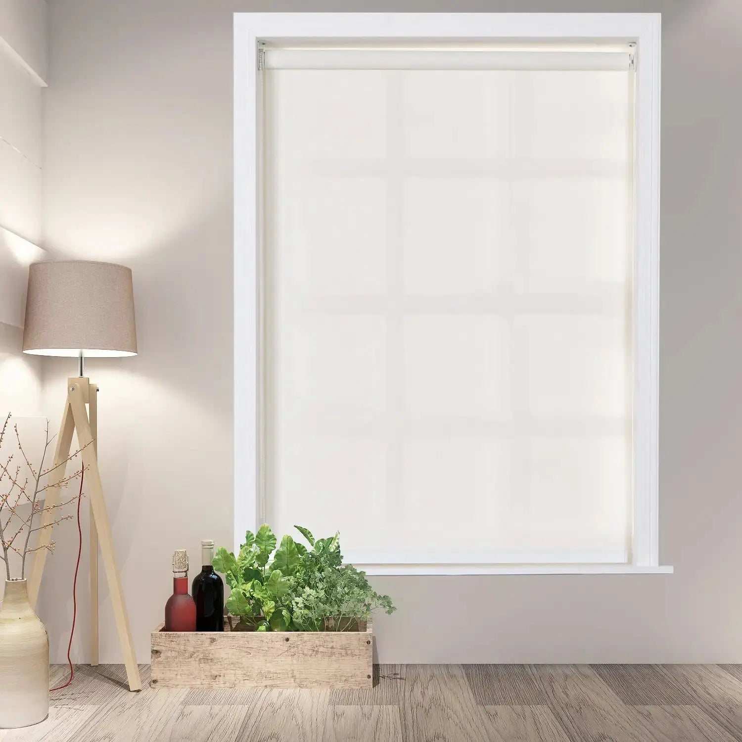 Blackout Waterproof Roller Shades with Cord Lift for Windows - Perfect for Bedrooms, Nurseries & Home Theaters