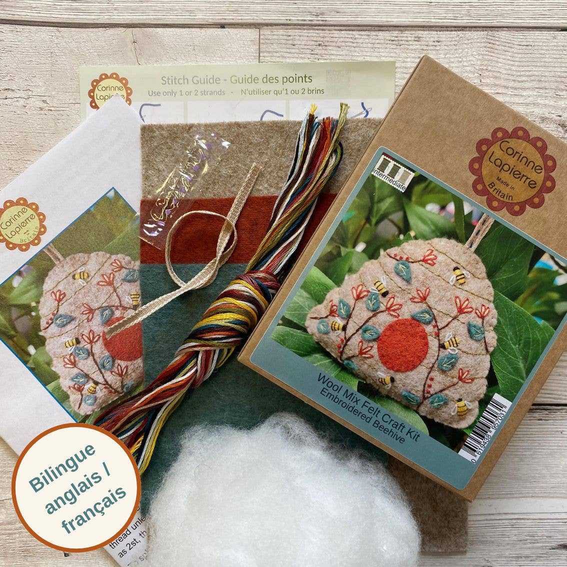 DIY Felt Craft Mini Kit - Beehive Making Kit for Kids & Adults - Perfect for Home Decor, Classroom Projects & Creative Gifts