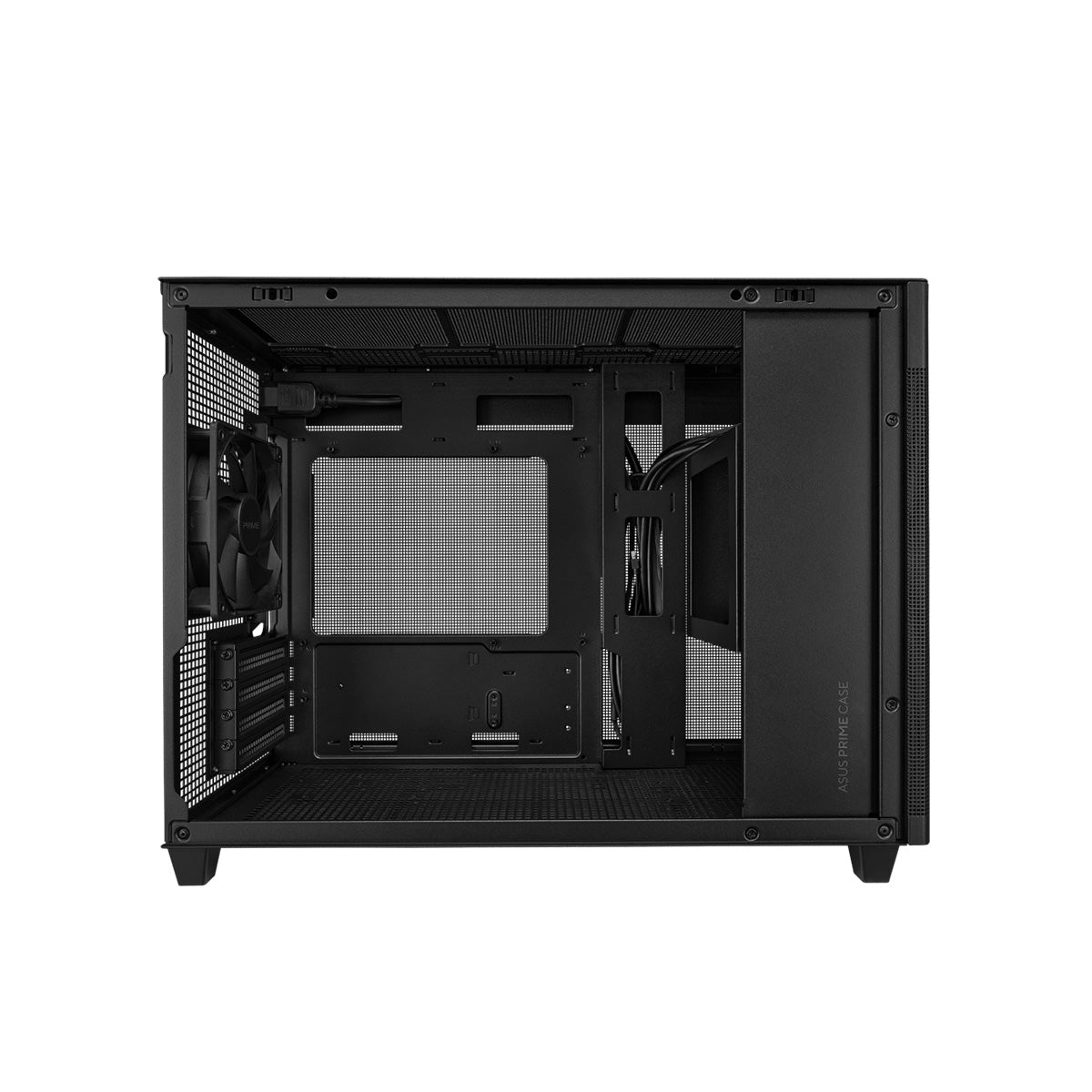 ASUS Prime AP201 Tempered Glass MicroATX PC Case - Compact Gaming Computer Tower for Small Spaces | Perfect for Home Office & Gaming Setup