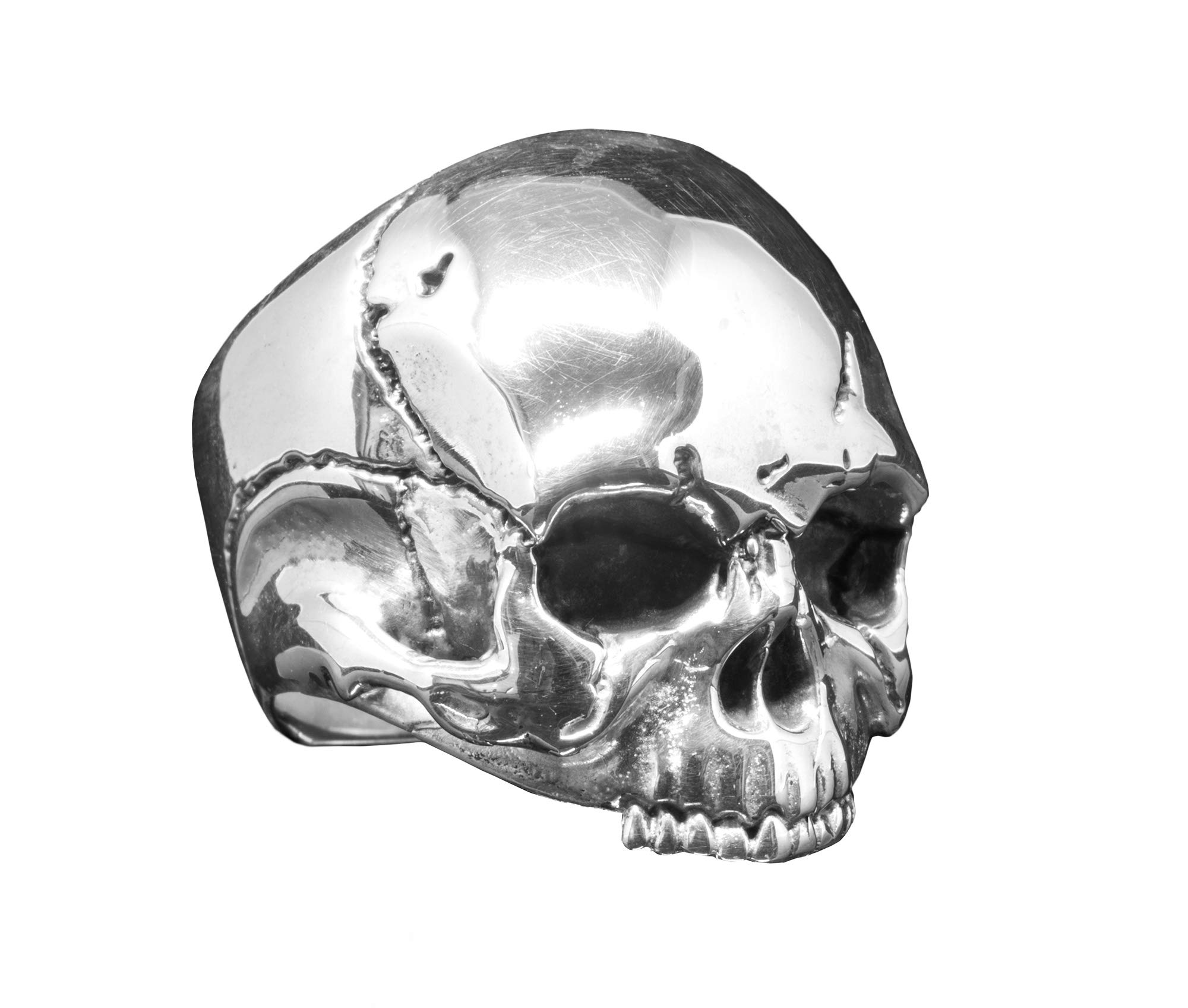 Dead Ringers Keith – Artisan Handcrafted Sterling Silver Skull Ring Inspired by Keith Richards | Gothic Jewelry for Men, Rocker Fashion Accessory, Perfect Gift for Music Lovers & Bikers