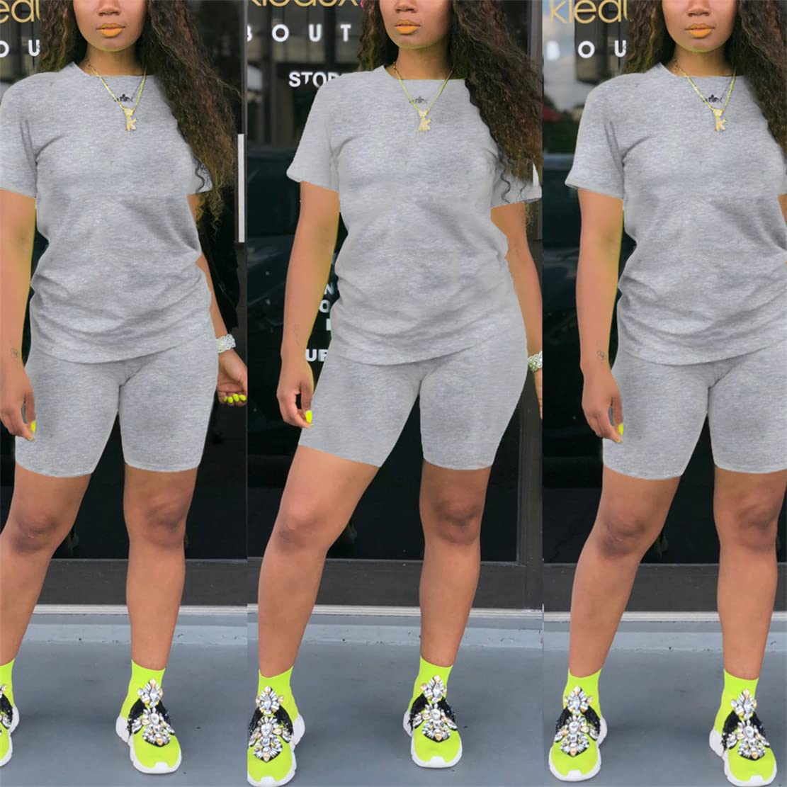 Women's 2-Piece Outfits Summer Short Sets - Lounge Sets & Tracksuit Sweatsuits for Casual Wear, Vacation & Home Relaxation