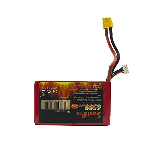 SwellPRO 4S 6500mAh Drone Battery (FB1) XT90 Connector for FD1 Fisherman Drones - Perfect for Long Flight Time and Fishing Expeditions