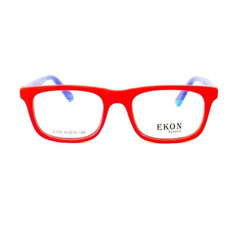 Red Kids Glasses for Age 3-4 Years | 8105C14 | UV Protection & Shatterproof | Perfect for Preschool, Outdoor Play & Reading