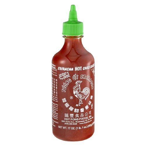 Huy Fong Sriracha Hot Chili Sauce 17oz (4 Pack) - Spicy Asian Chili Garlic Sauce for Cooking, Pho, Noodles & Burgers - Perfect for Home Kitchens & Restaurants