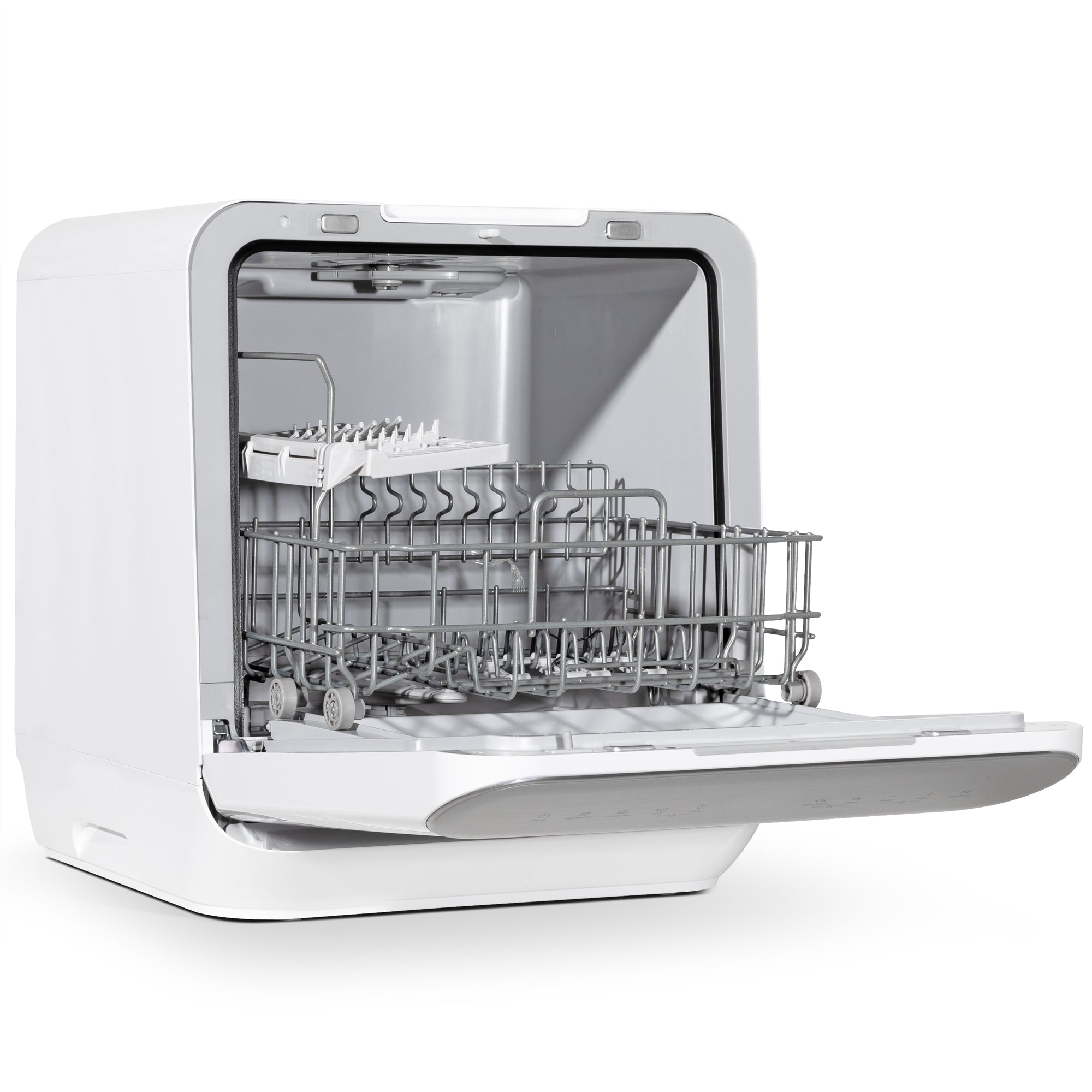 Baridi Mini Portable Tabletop 6L Dishwasher with 3 Place Settings - Compact Countertop Dishwasher with 7 Wash Functions for Small Kitchens, RVs, Dorms & Apartments | DH72 Model