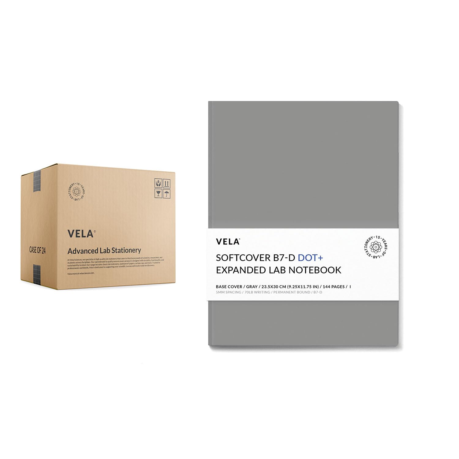 Premium B7 Expanded Softcover Lab Notebook - 9.25