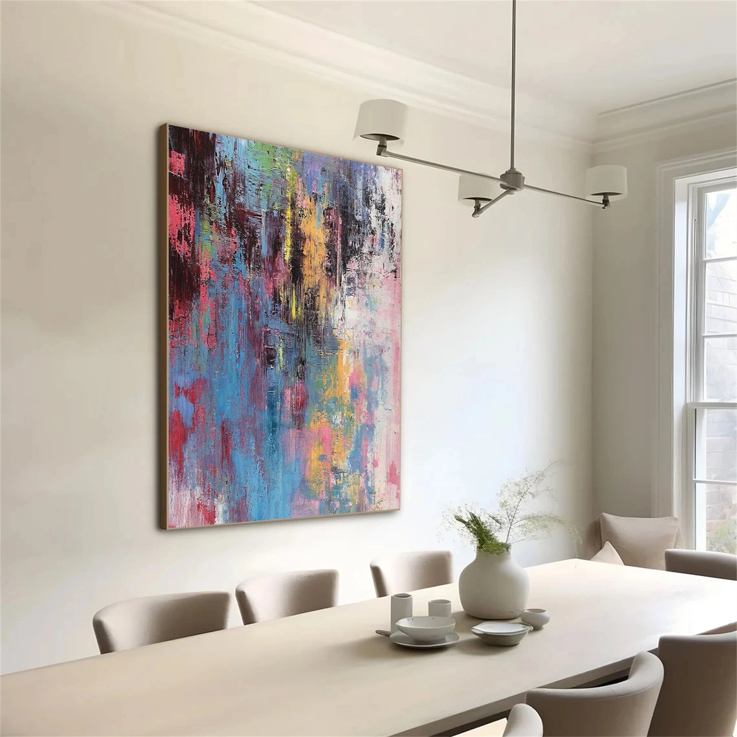 Vibrant Abstract Wall Art Painting #AB 472 - Modern Home Decor for Living Room, Bedroom & Office