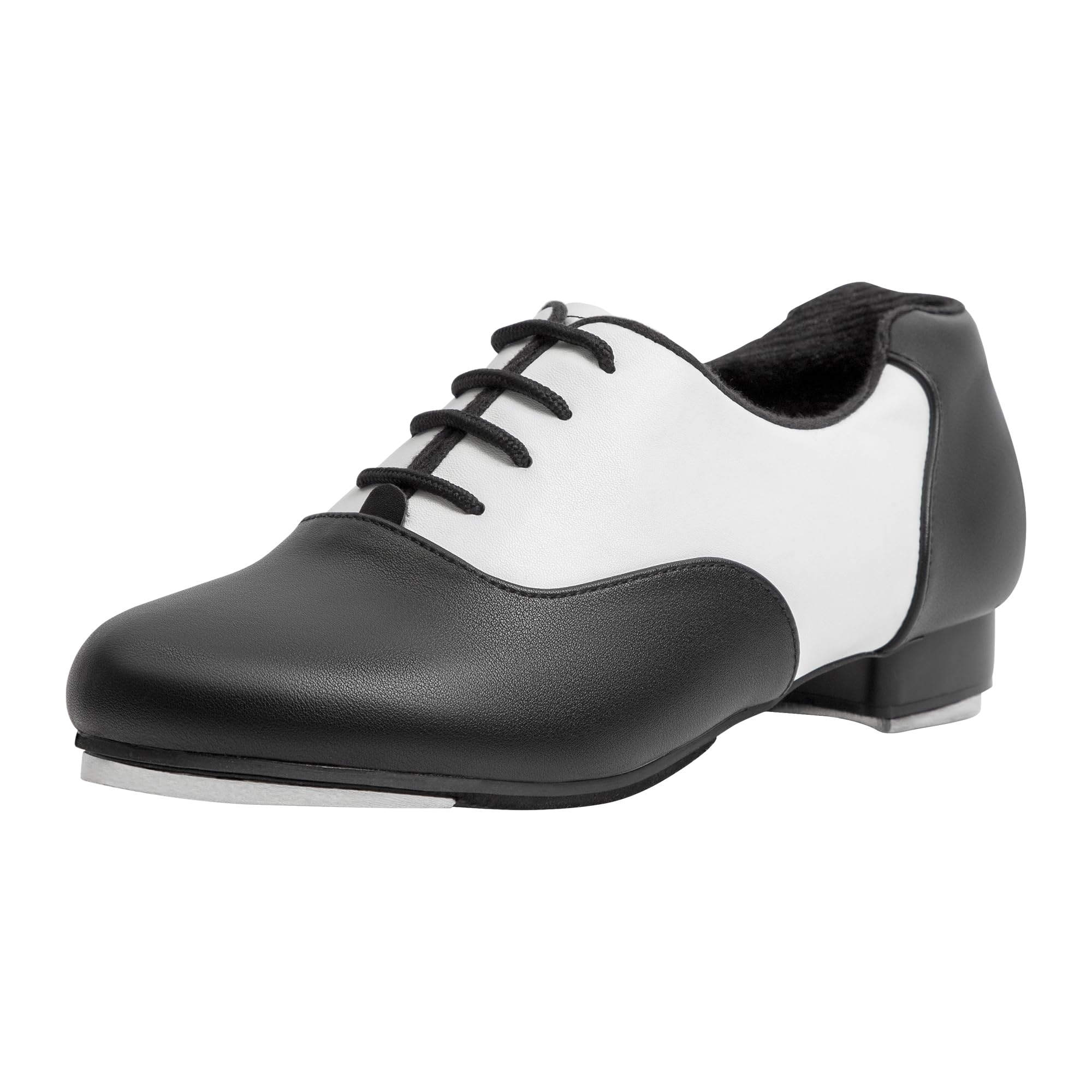 Linodes PU Leather Lace-Up Tap Dance Shoes for Women & Men - Professional Jazz Dance Shoes with Colorful Design | Perfect for Tap Dancing, Jazz Performances & Dance Classes