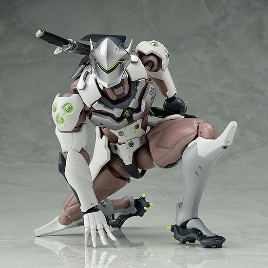 Figma #373 Genji Shimada Overwatch Action Figure - Collectible Anime Gaming Character Model for Display & Cosplay - Perfect for Fans, Gift & Home Decor