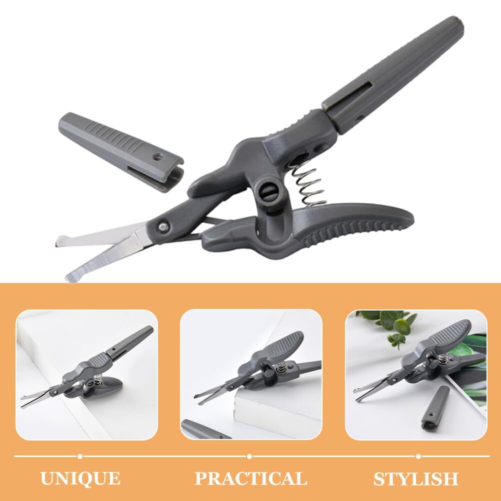 NOLITOY Precision Grooming Scissors - Round Tip Eyebrow, Nose & Facial Hair Trimming Scissors for Safe & Easy Eyelash, Mustache & Beard Grooming | Perfect for Home, Salon & Travel Use
