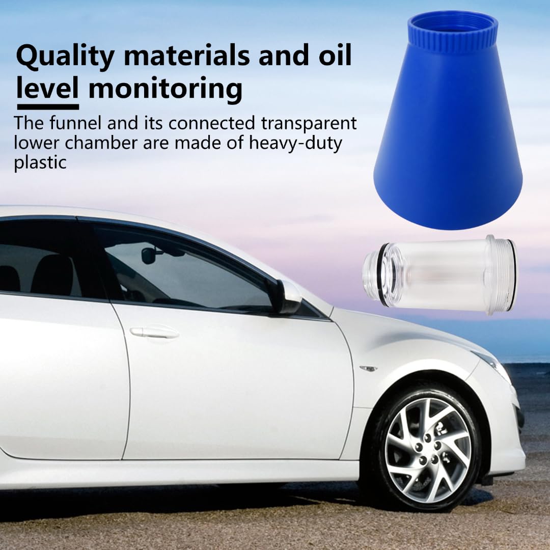 GRABOTE Upgraded Locking Oil Funnel for Toyota Lexus Scion - No Spill Tool with Direct Screw-in Design | Perfect for DIY Oil Changes & Garage Maintenance