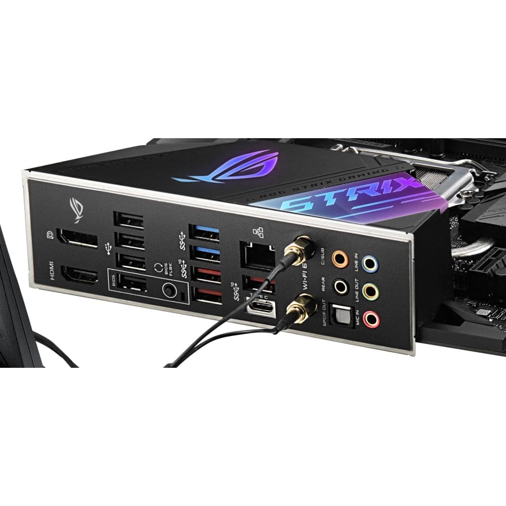ASUS ROG STRIX Z490-E Gaming Motherboard - Intel Z490 ATX, LGA 1200 Socket, WiFi 6, 2.5G LAN, PCIe 3.0, Aura Sync RGB - Perfect for High-Performance Gaming PCs and Streaming Setups
