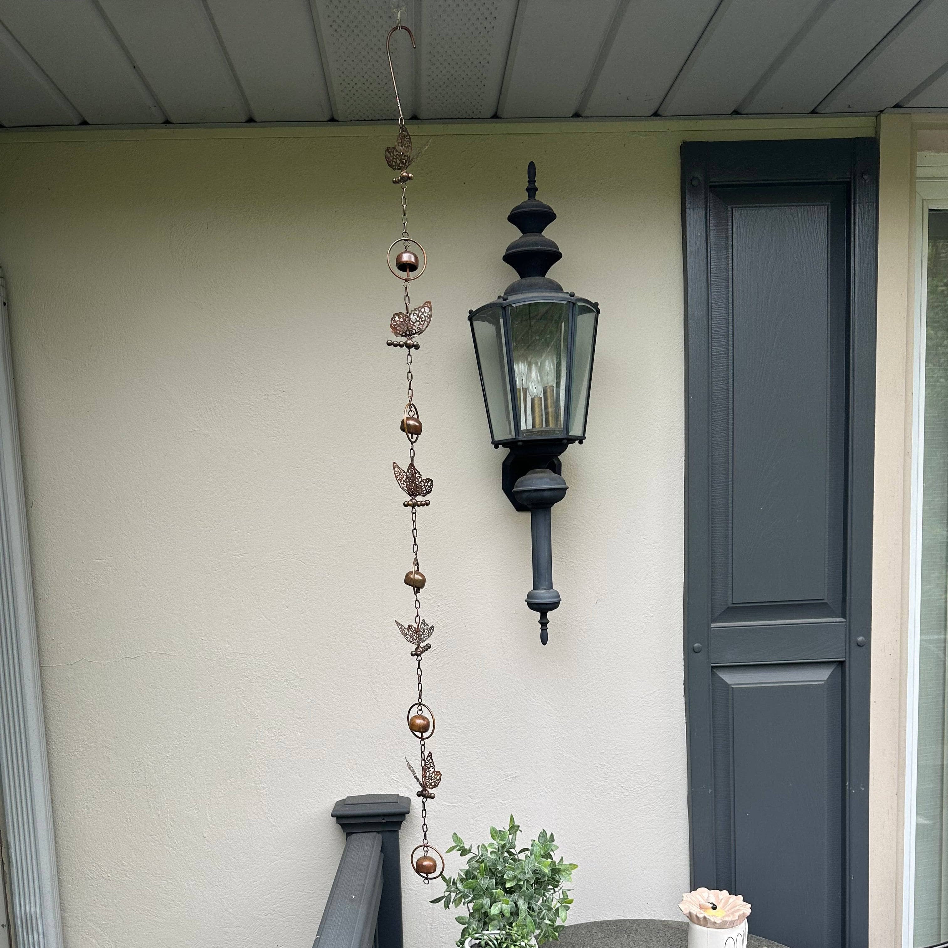 Butterfly Wind Chime with Bells - Handmade Hanging Ornament for Garden, Patio, and Home Decor | Outdoor & Indoor Decorative Accent
