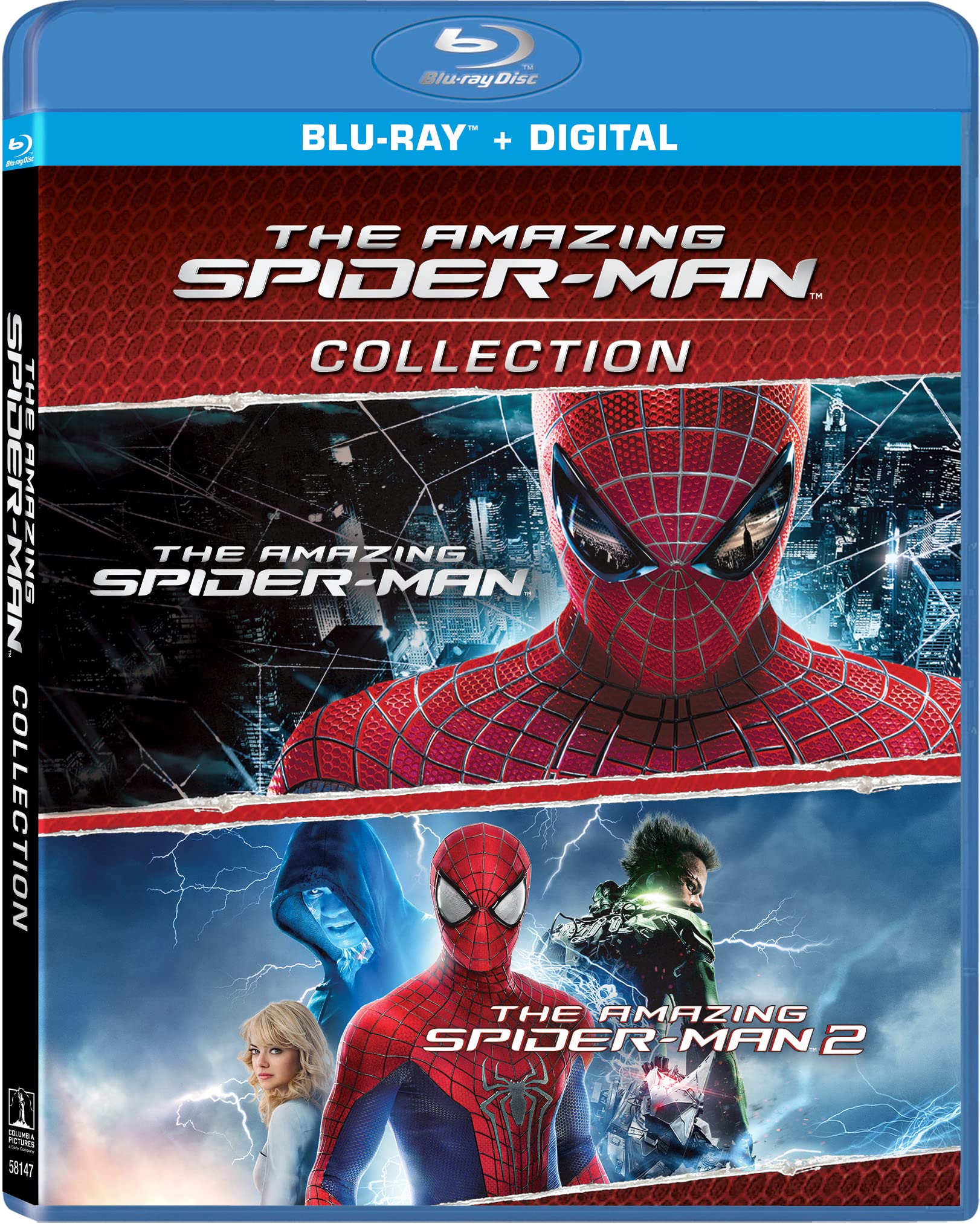 The Amazing Spider-Man 2 & Amazing Spider-Man Action Figure Set - Collectible Marvel Superhero Toys for Display & Play | Perfect for Kids, Fans & Collectors