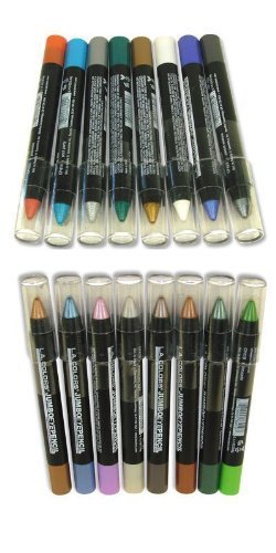 L.A. Colors Jumbo Eye Pencil Shadow Liner - 404 Cherry Blossom | Long-Lasting Eyeliner & Eyeshadow Stick | Waterproof & Smudge-Proof | Perfect for Everyday Makeup & Party Looks