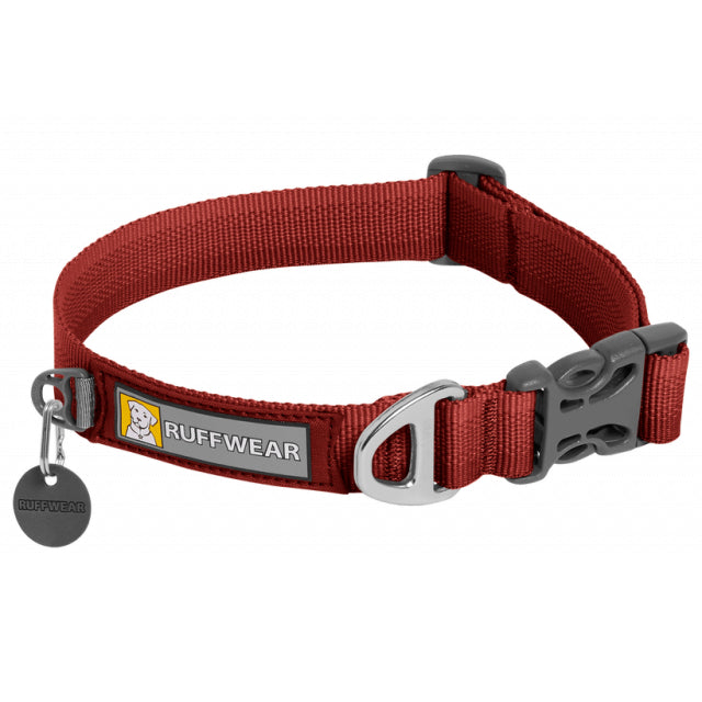 Front Range Collar - Durable & Adjustable Dog Collar for Hiking, Training & Everyday Use | Comfortable Nylon Pet Collar with Reflective Stripes for Safety | Perfect for Outdoor Adventures & Daily Walks