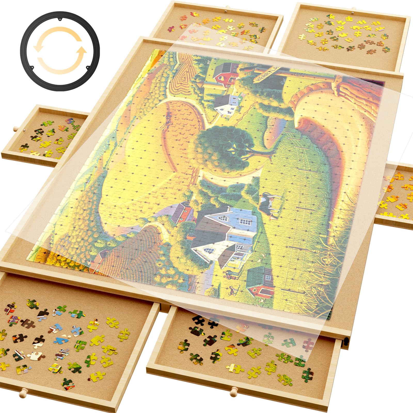 1500 Piece Puzzle Board - 35