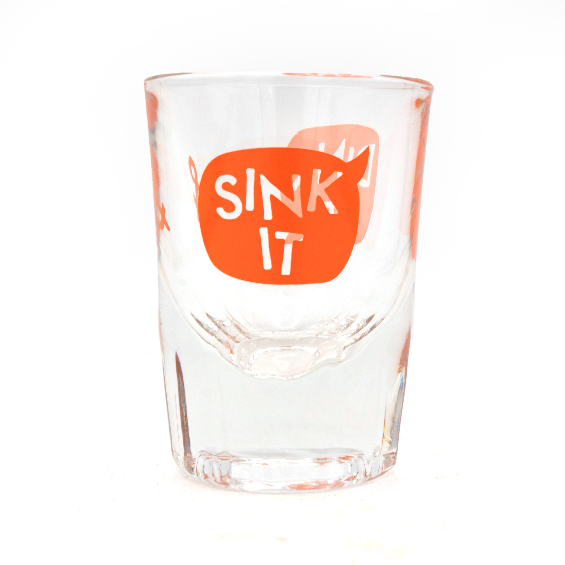 Dink It & Sink It Shot Glass - Fun Party Drinking Game Accessory for Bachelor Parties, Girls Night Out & Bar Games