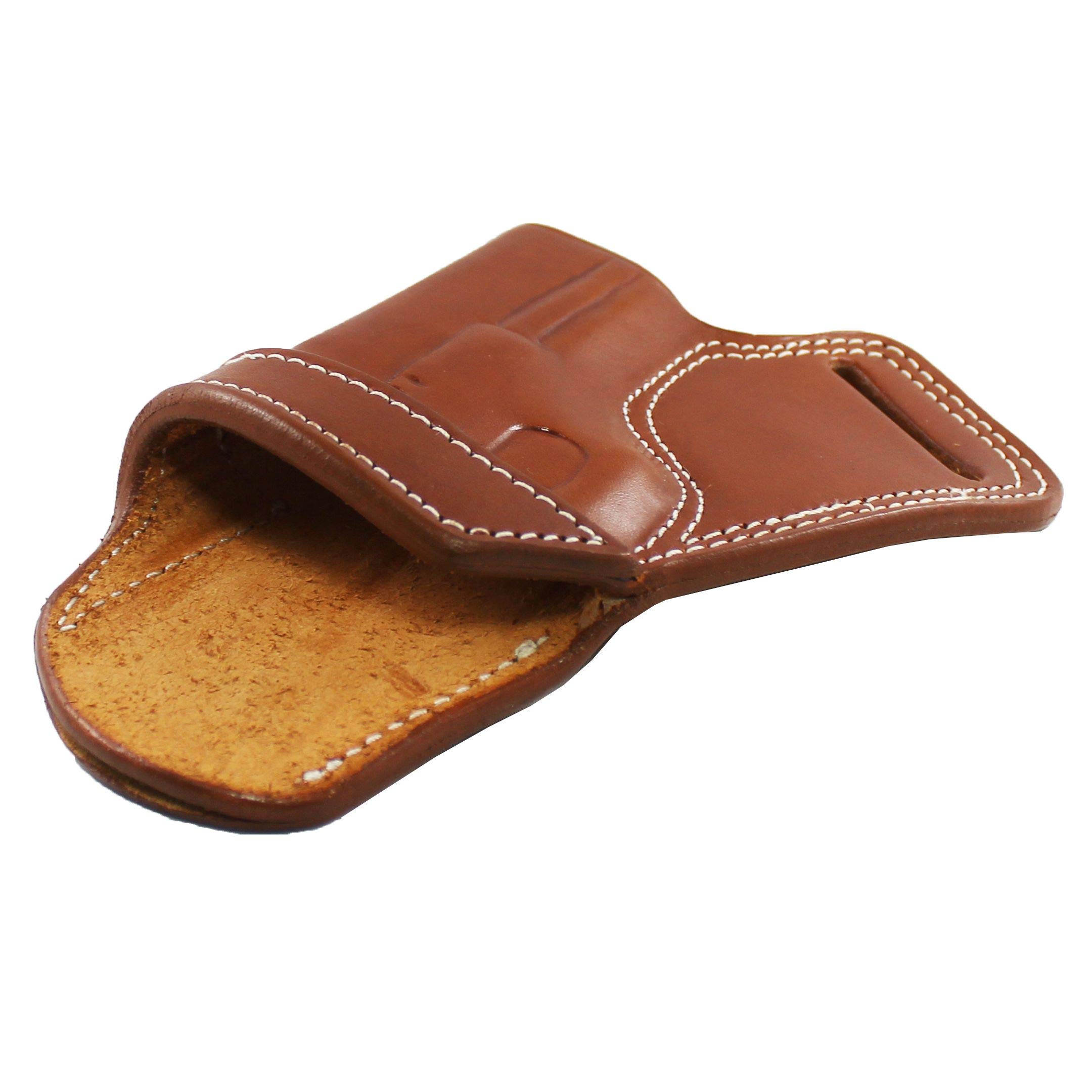 Premium Handmade Leather Small of Back (SOB) Gun Holster - Concealed Carry Comfort & Safety for Everyday Use