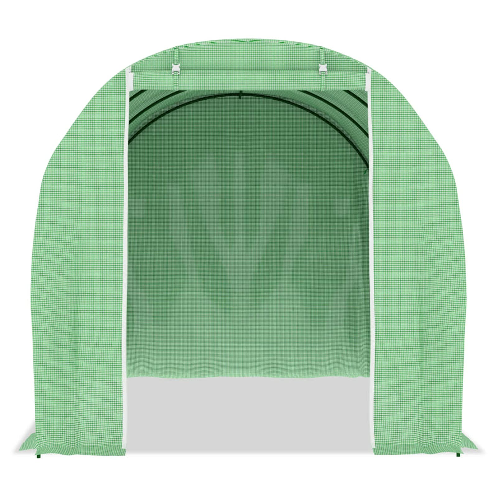 Tidyard Walk-in Greenhouse with Windows & Door - 135 x 78.7 x 78.7 Inches Outdoor Plant House for Herbs, Flowers & Vegetables - Perfect for Backyard, Deck, Lawn Gardening & Urban Farming
