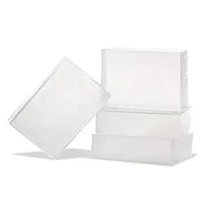 Pure Natural Organic Glycerin Soap Base 500g - Chemical-Free, Vegan, for DIY Soap Making, Skincare, and Handcrafted Gifts