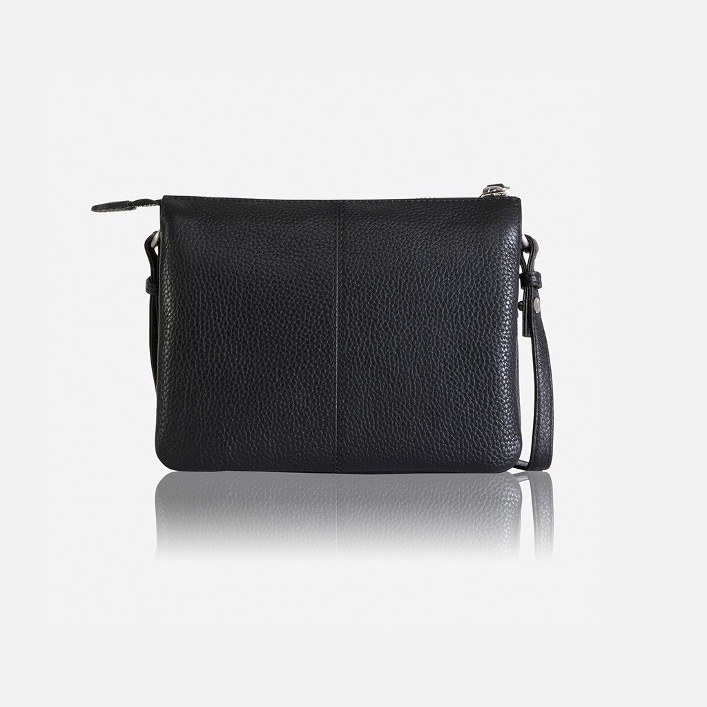 Stylish Jekyll & Hide Osaka Slim Leather Crossbody Bag for Women - Black | Perfect for Work, Travel & Everyday Use
