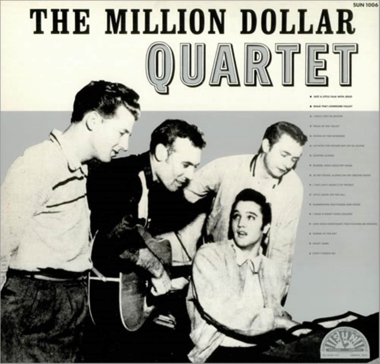 The Million Dollar Quartet - Classic Rock & Country Music Album | Perfect for Music Lovers, Collectors & Vintage Vinyl Enthusiasts | Great for Home Listening, Gifts & Music Collections