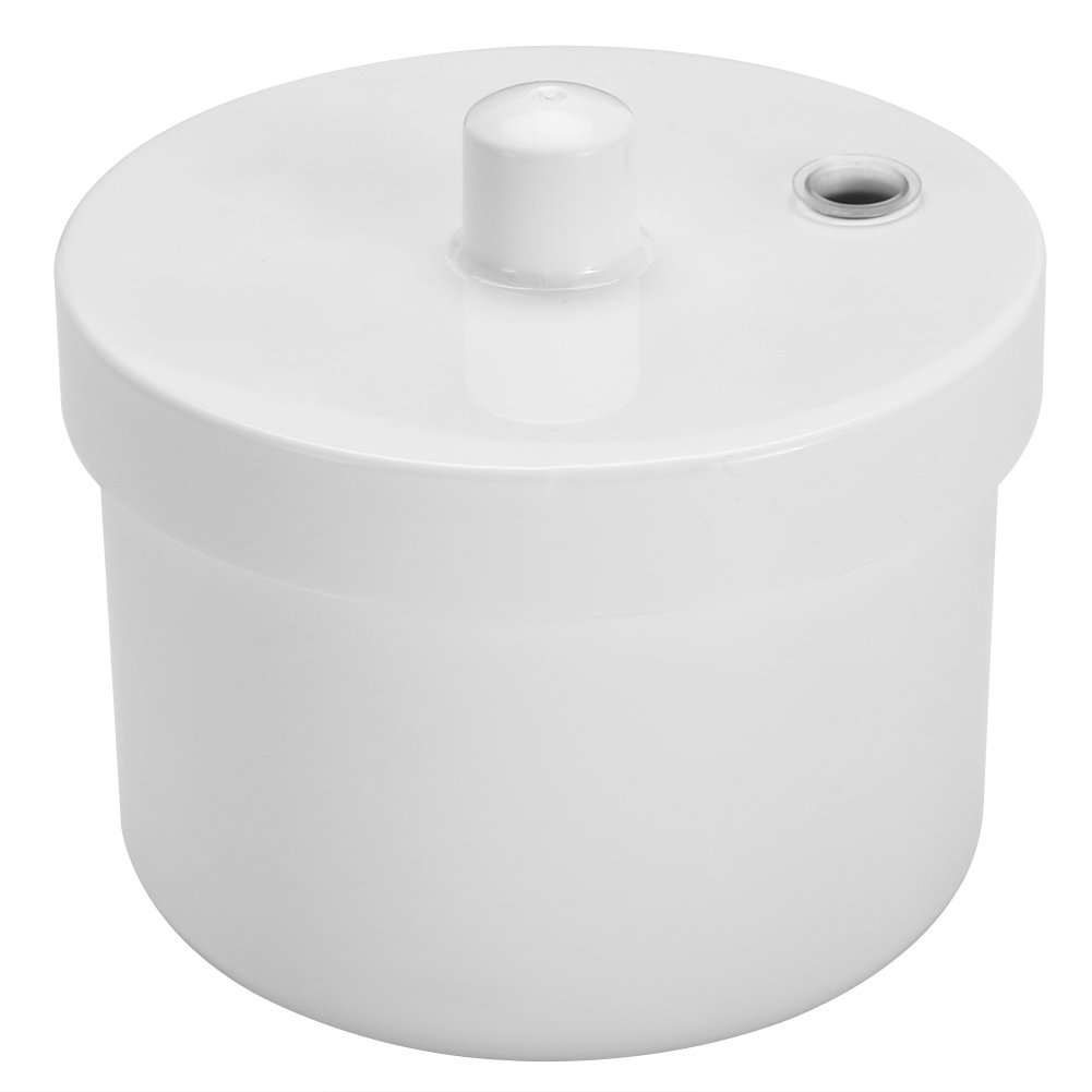 Professional Nail Art Tool Sterilizer - Alcohol Disinfection Tray with Lid, Round Cosmetic Sterilization Pot & Organizer for Salon, Home Manicure, and Makeup Brush Cleaning