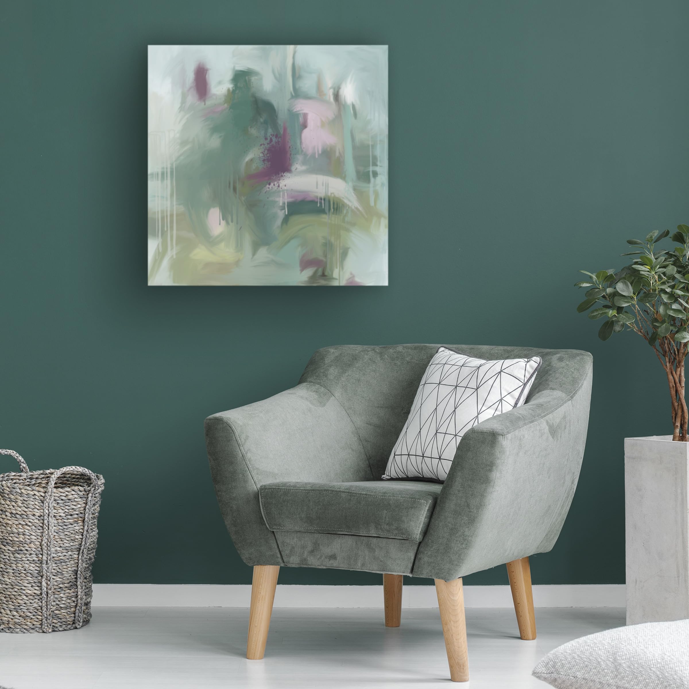 Trademark Fine Art 'Blockade' Canvas Wall Art Print - Modern Abstract Painting for Living Room, Bedroom & Office Decor | Art Licensing Studio Collection