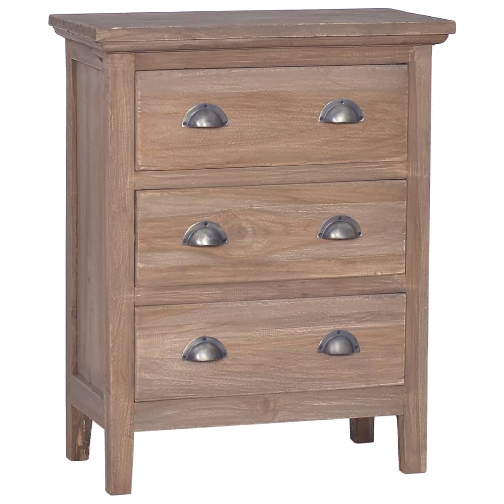 Mid-Century Modern 3-Drawer Dresser - Free Standing Storage Cabinet for Bedroom, Hallway & Entryway | Clothes Organizer & Sideboard for Home Decor