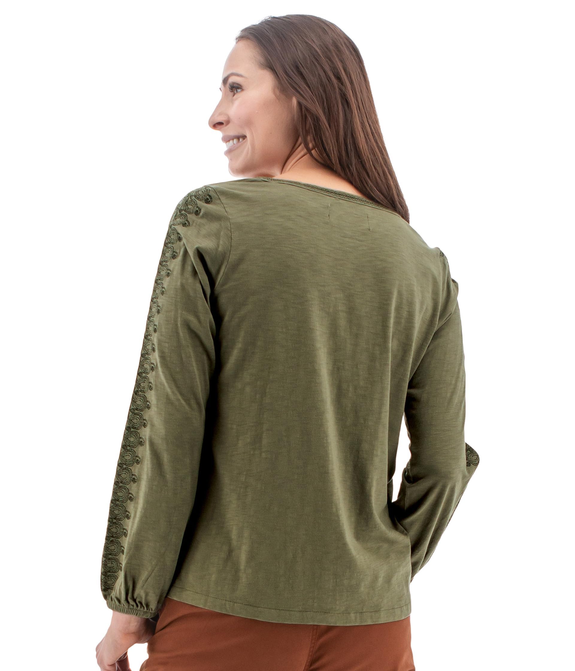 Aventura Women's Kalina Top - Stylish Casual Blouse for Everyday Wear | Perfect for Work, Dates & Outings