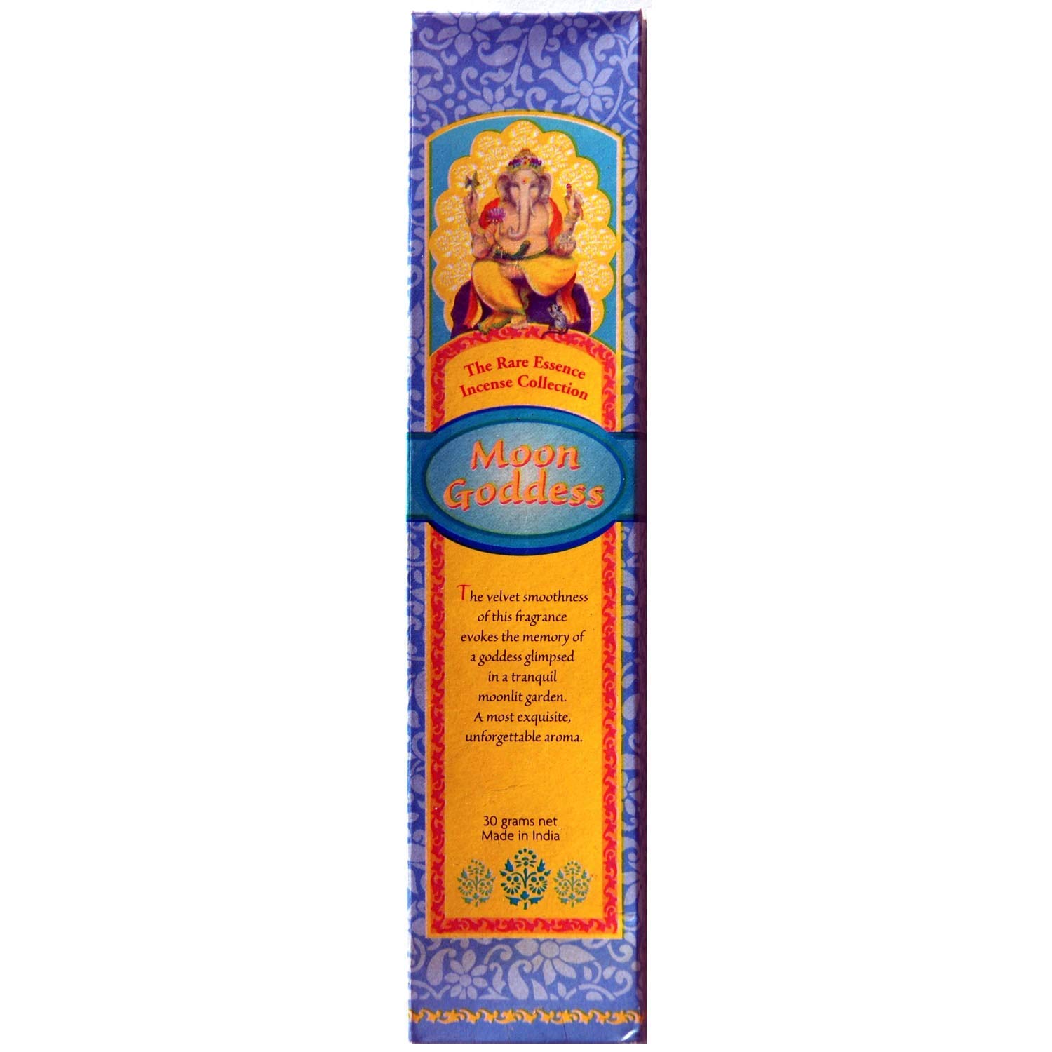 Moon Goddess Incense - 30 Gram Box (Pack of 4) - Premium Aromatic Sticks for Meditation, Yoga & Spiritual Rituals - Perfect for Home, Temple & Wellness Spaces