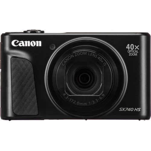Canon PowerShot SX740 HS Digital Camera with 40x Optical Zoom, 4K Video, Wi-Fi & NFC - Perfect for Travel, Vlogging, and Everyday Photography