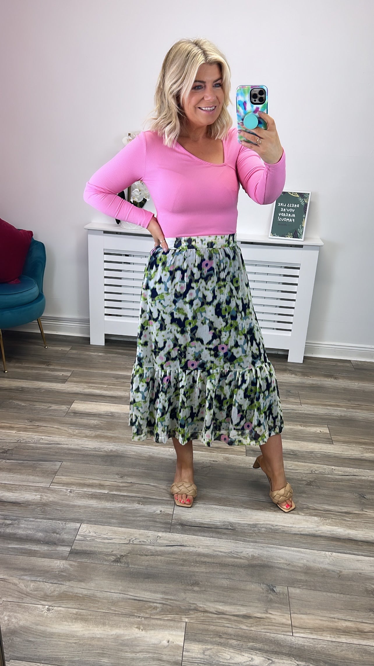 Kane Top in Begonia Pink - Women's Fashion Blouse for Casual Wear, Office & Date Nights