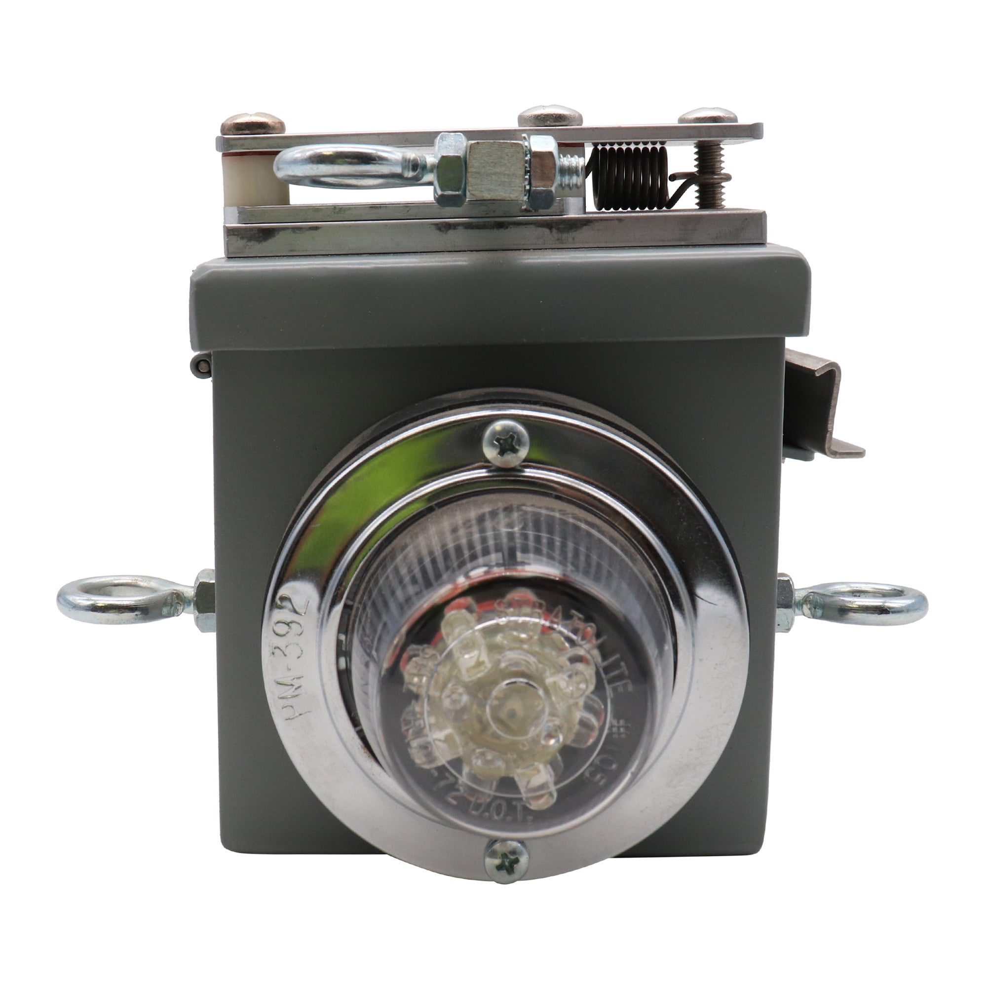 CMH INDUSTRIES 1660 4RA QAS 4-Pin Right Hand Pull Switch Module with Amber LED - Perfect for Industrial Control Panels, Machinery and Equipment Safety Systems