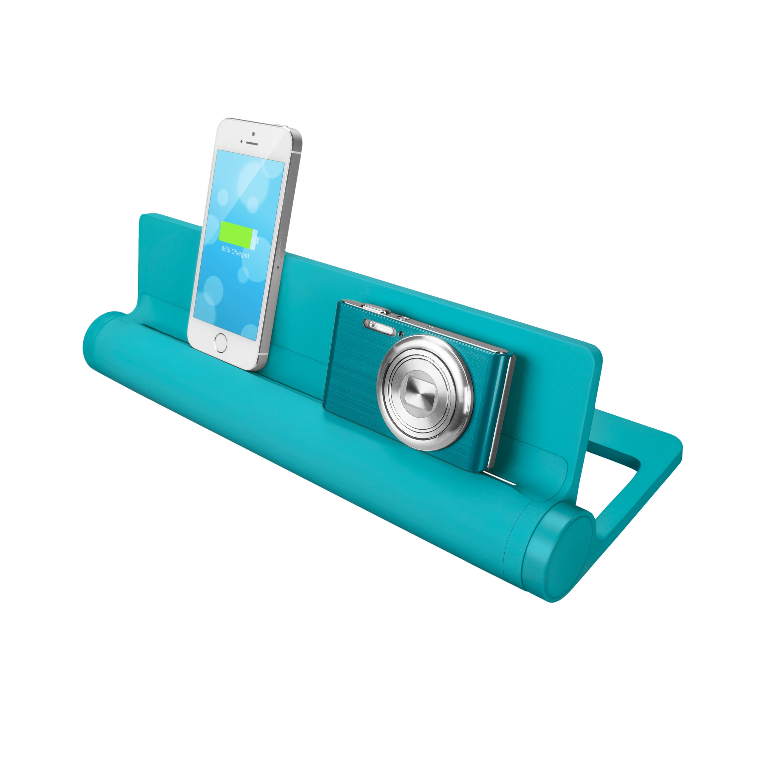 Quirky PCVG3-TL01 Universal USB 3.0 Docking Station with HDMI, Ethernet & 4 USB Ports - Teal Blue - Perfect for Home Office, Remote Work & Multi-Monitor Setup