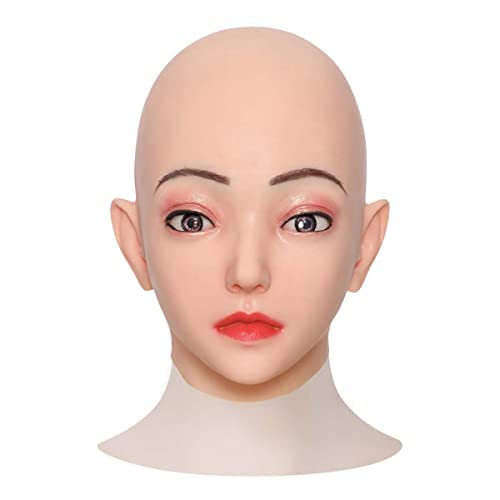 SUAISKR Emily Style Silicone Female Mask - Realistic Crossdresser MTF Transformation for Cosplay & Transgender Makeup - Perfect for Halloween, Drag Shows, and Gender Expression Events